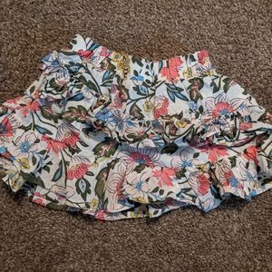 Floral ruffle skirt 9M